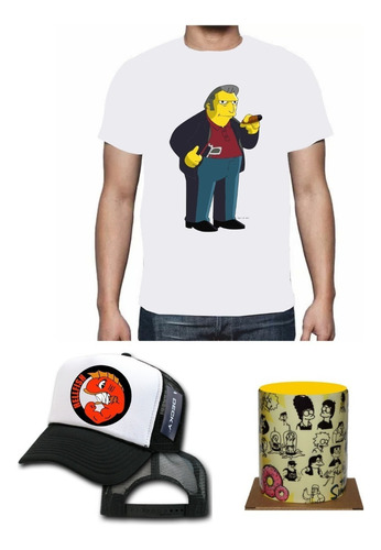 The Simpson Tony Mafia Combo Mugs + Gorra + Camiseta