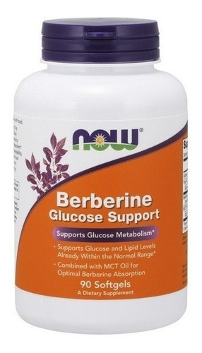Now Foods | Berberine | Glucose Support | 90 Softgels