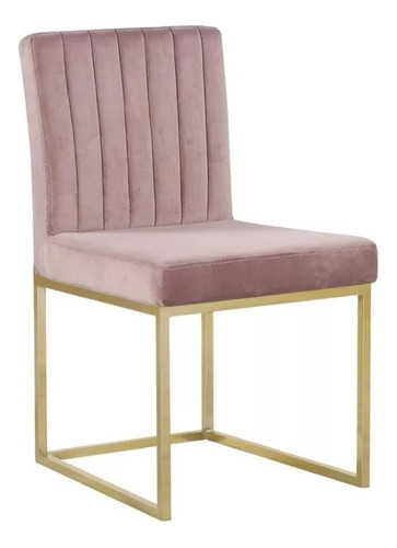 Silla De Diseño Pana Antimanchas Dorado Oscuro Verde Oscuro