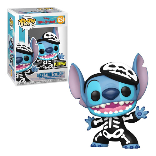 Skeleton Stitch Funko Pop - Disney Lilo Y Stitch Exclusivo