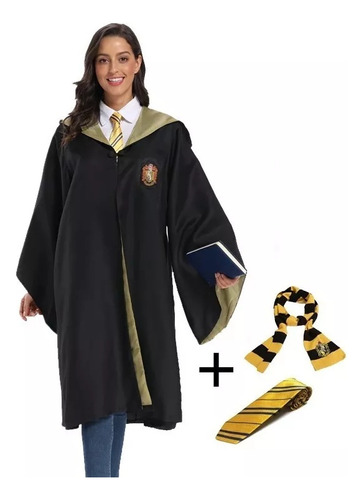 Disfraz Capa Harry Potter 4 Casas Hogwarts Avenclaw Bufanda