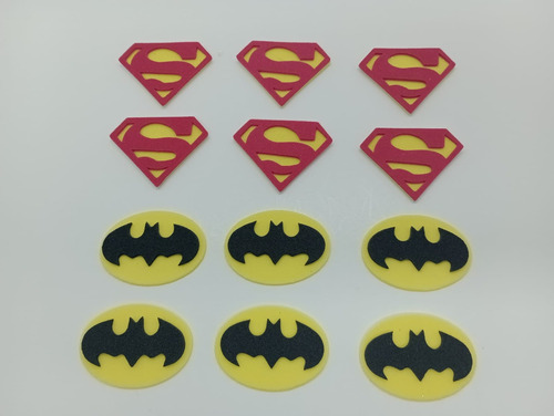 100 Peças Apliques Super Herois Em Eva Para Pet Shop