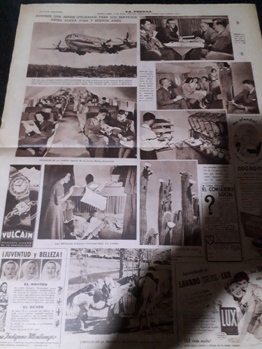 Diario La Prensa 18 6 1950 Club Ituzaingo Aviación Argentina
