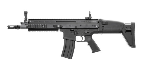 Marcadora Airsoft Fn Scar L Aeg Polimero Negra