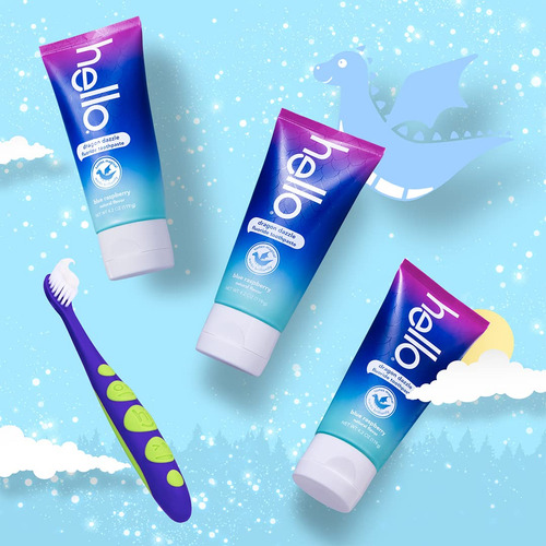 Pasta De Dientes Hello Variety Fluoride Kids 125 Ml (paquete
