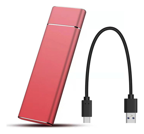 Disco Rígido Externo U Hd Barato 120tb Mini Portátil Yicheng Expansion Novo Vermelho