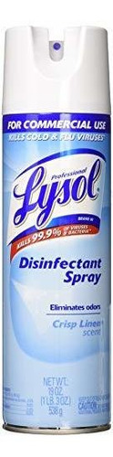 Spray Desinfectante Lysol, Crujiente De Lino, 19 Onza, 3 Cou