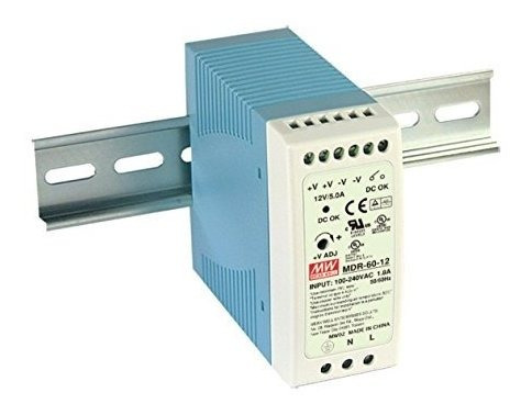 Sistemas De Alimentación  Carril Din Ps 60w 12v 5a Mdr-60-12