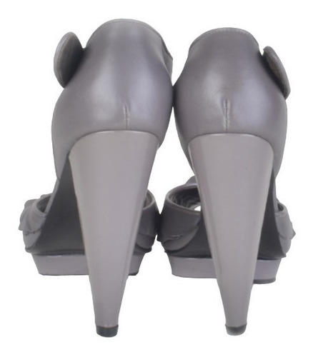 Imagen 6 de 6 de Zapatos Tacos De Cuero De Mujer - Lips Alto - Ferraro