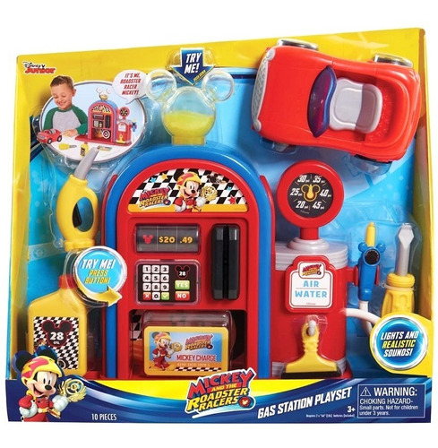 Pista De Juguete Estaciomaniento Garage Juego Mickey Bebe