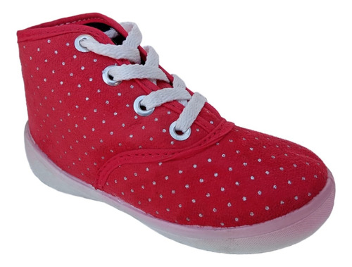 Lote X 5 Pares Zapatillas Botita Niños Unisex Cordones Lunar