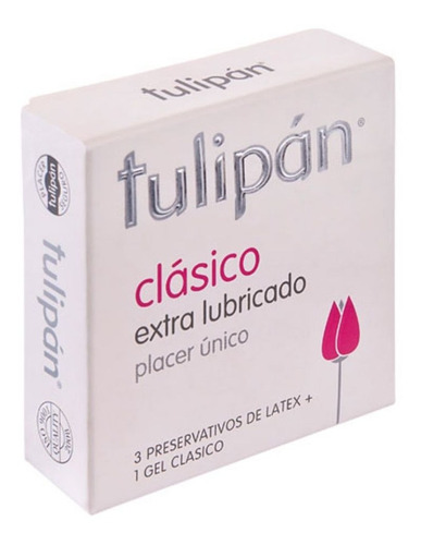 Tulipán Clasico X 3 + Gel Lubricante