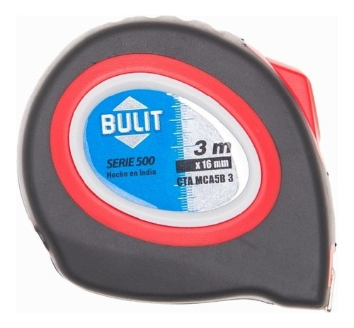 Cinta Métrica Bulit Serie 500 Con Freno 3m X 16mm