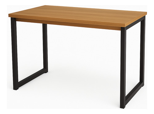 Mesa Escritório 90cm Mdf Aço Moderna E Funcional