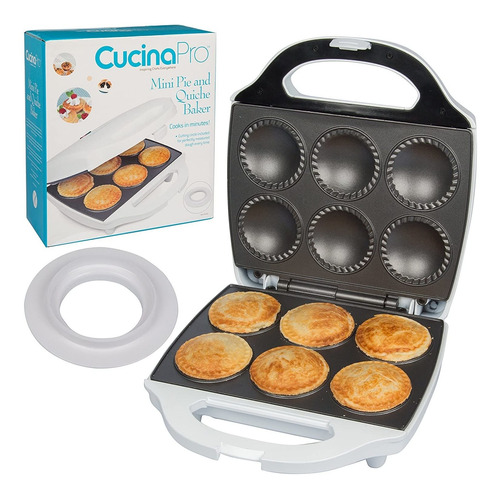 Máquina P/ Hacer Mini Tartas Y Quiches Cucina Pro, 6 Moldes
