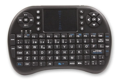 Mini Teclado Inalambrico Nkb-k2 Celular Pc Smart Tv Consolas Color del teclado Negro Idioma Español España