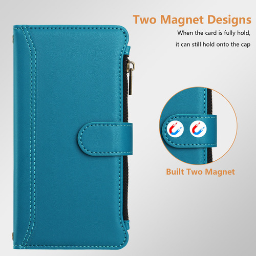 Funda Tipo Cartera Multifuncional De La Serie Umidigi Con Puntales Ajustables Y Correa De Muñeca Desmontable, Ranuras Para Tarjetas