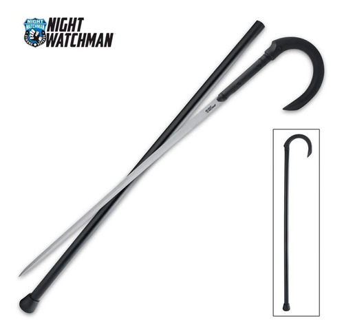 Baston Con Espada Oculta Night Watchman Hook Acero 1060