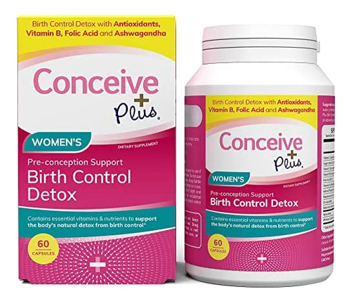 Conceive Plus Birth Control Detox - Suporte Pré-concepção,
