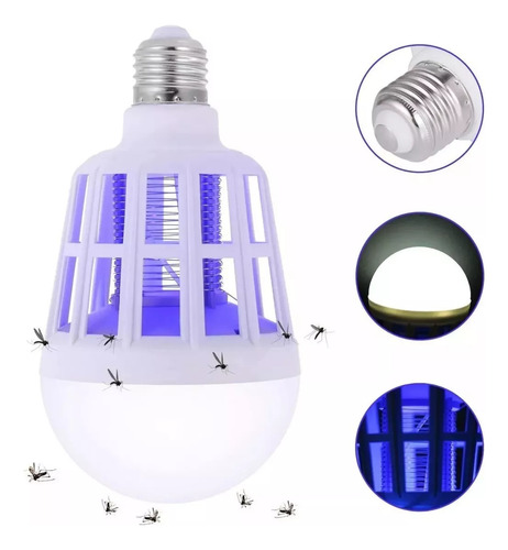 Lámparas Led Mata Moscas Y Mosquitos Luz Eficaz Para Eliminar Insectos De Alta Calidad Everest
