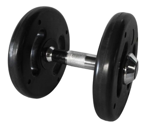 Dumbbell Injetado Com Pegada Cromada Academia Fitness 10kg