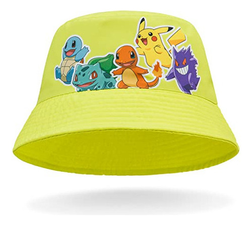 Gorra De Béisbol Infantil Pokemon Bucket Hat Para Niños Gorr