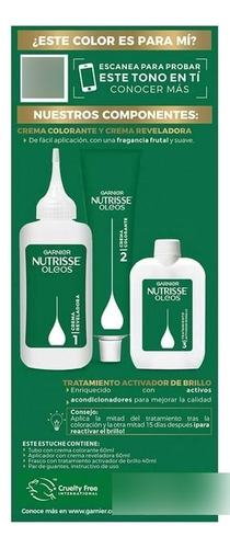 Tinte Capilar Sin Amoniaco Garnier Óleos Tono 5.31