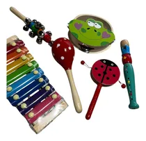Comprar Kit Instrumentos Musicales Madera Estimulacion Bebes Niños