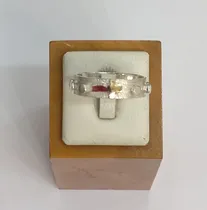Comprar Exclusivo Anillo Denario Plata Fina Oro 18 Ktes Psp Gps
