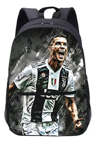 ) Mochila Escolar Cr7 Mochila De 3pcs Cristiano Ronaldo 2025