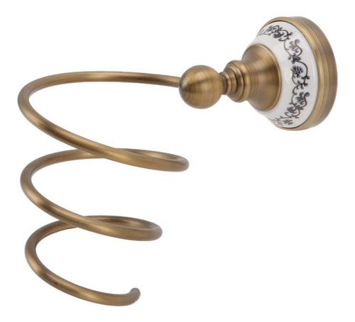 Hairdryer Hanging Rack Brass Hair Dryer Holder Antique Retro