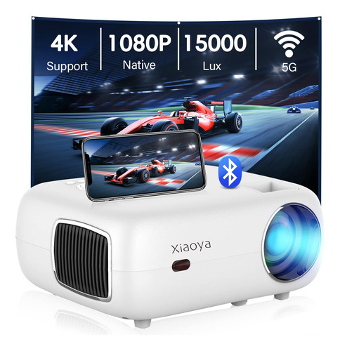 Proyector Xiaoya, Proyector Bluetooth Wifi Nativo 1080p Comp