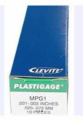 Plastigage Verde - Clevite 0.025mm/0.076mm C/ 15 Centímetros