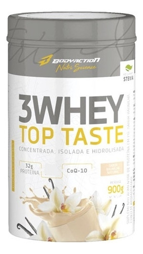 3 Whey Top Taste (900g) - Sabor: Baunilha