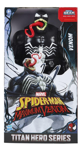 Imagen 2 de 2 de Figura de acción Venom Ghost Spider E8684 de Hasbro Titan Hero Series