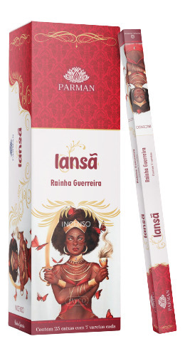 Incenso Parman Iansã Box 25 Caixas Com 7 Varetas