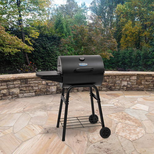 Parrilla De Carbón Y Ahumador Con Control De Humo Negro 315
