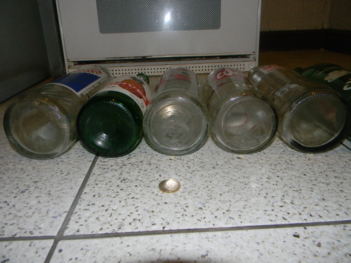 Imagen 6 de 8 de Lote 6 Botellas Bebida, Cerveza, Chilenas Grandes Antiguas