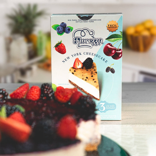 Mix Para Preparar Cheesecake Fiorezza, New York 450gr 2 Pack