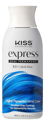 Kiss Express Color #k31 Semi-permanente Cobalt Blue