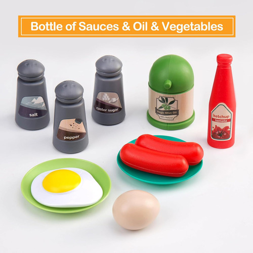 35 Piezas De Juguetes De Cocina Para Niños, ...