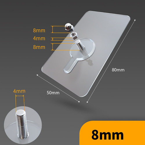 Gancho De Pared Autoadhesivo Para Colgar Clavos En Forma De