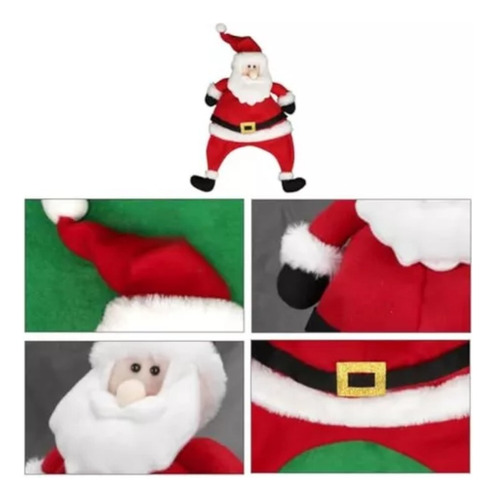 Fiesta De Navidad Sombrero De Papá Noel De Peluche Rojo 2024