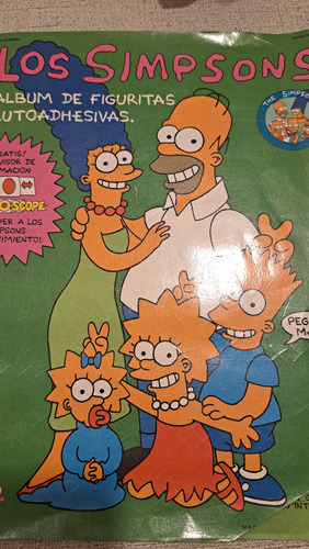 Álbum Figuritas Simpsons Completo! Año 1992. Cromy. (Usado)