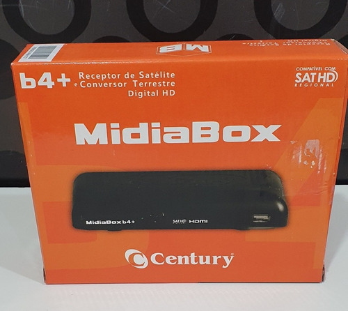 Receptor Century Midiabox Hdtv B4+ Com Conversor Digital