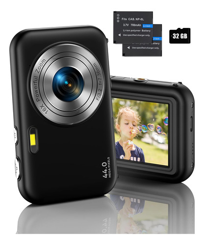 Camara Digital Fhd 1080p Para Niño Zoom 16x Barata Compacta