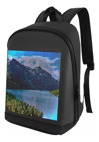 Mochila Personalizable Con Pantalla Led A Color Para Via [u]