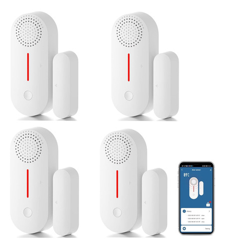 Alarma Con Sensor Wifi Inteligente Para Puertas Y Ventanas