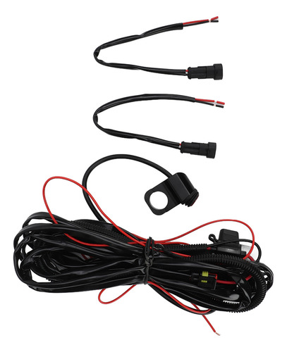 Arnés Antiniebla Led Con Botones Para Manillar Y Motocicleta