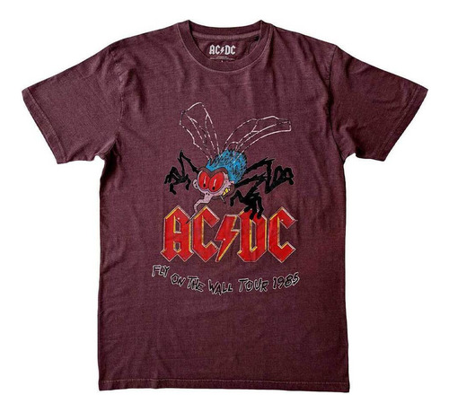 Remera Ac/dc Fly On The Wall Tour Importada 100% Original